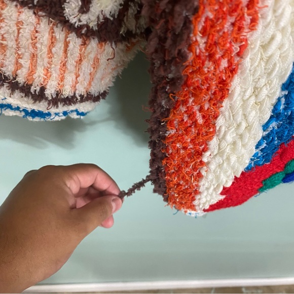 Free People Terry Towel Cardi Calypso Cardigan Sweater Floral Artsy XS - Picture 4 of 10